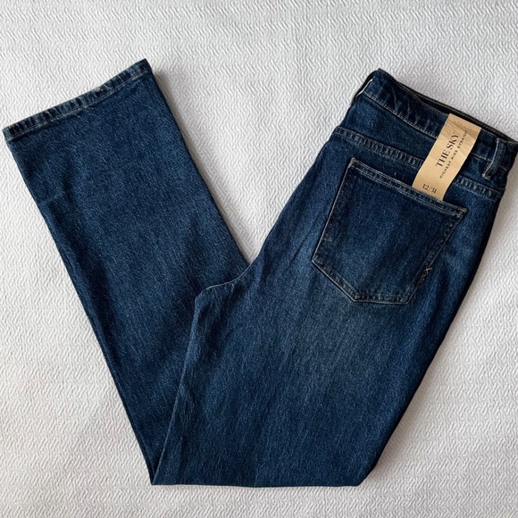 NWT Scotch & Soda "The Sky" Highest Rise Straight Jeans Tribeca Blue Sz 12/31 - Picture 1 of 15